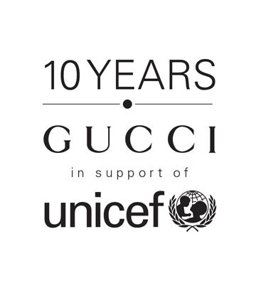 gucci and unicef.